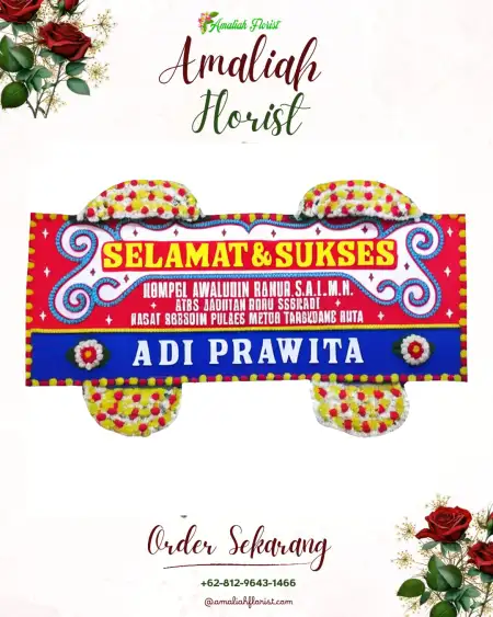 Papan Bunga Ucapan Selamat Salakaria